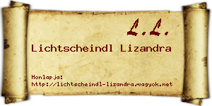 Lichtscheindl Lizandra névjegykártya